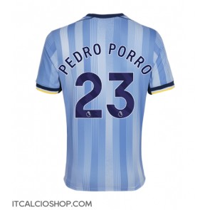 Tottenham Hotspur Pedro Porro #23 Seconda Maglia 2024-25 Manica Corta